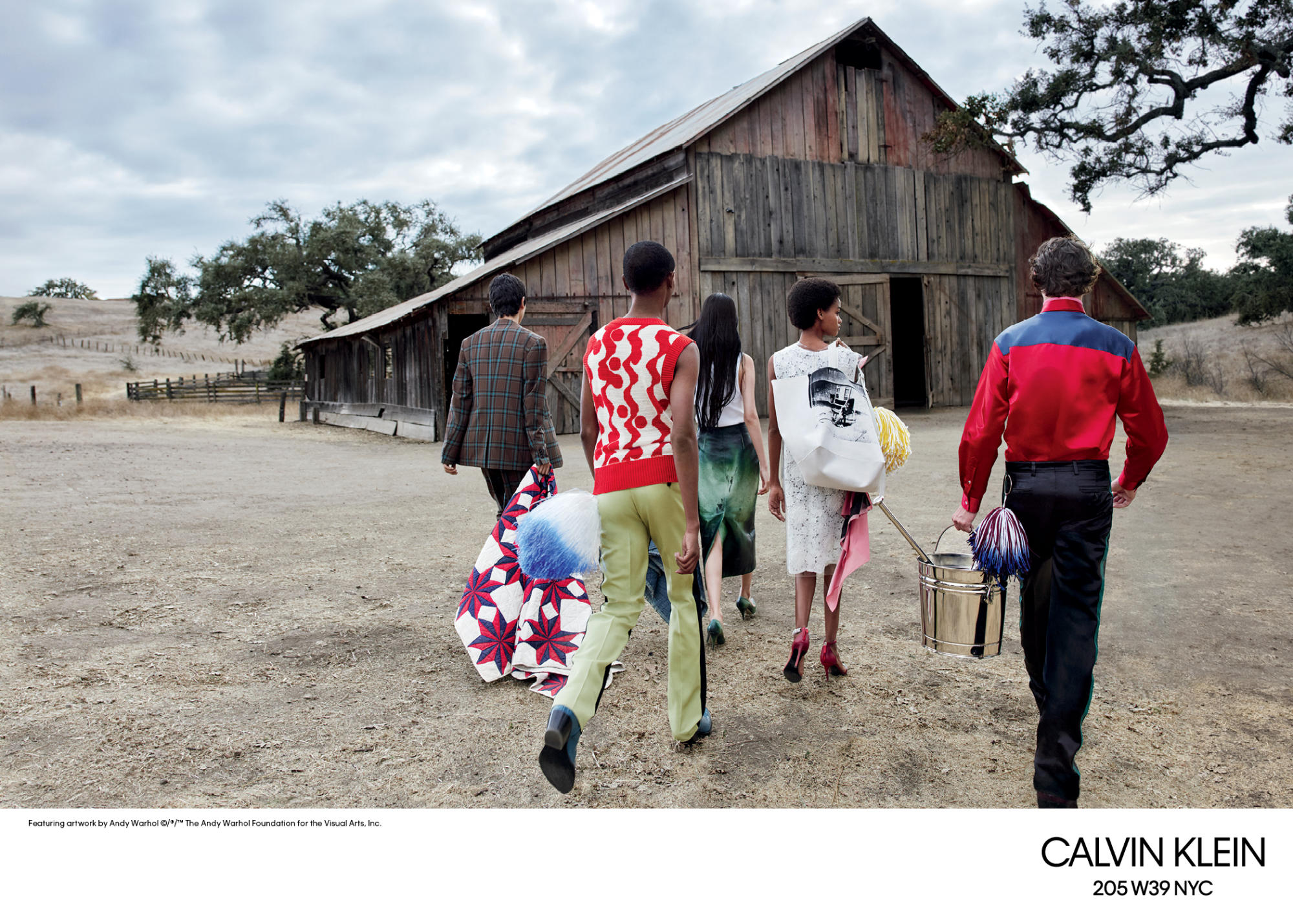 Calvin Klein 205W39NYC Spring 2018 campaign. Photo: Willy Vanderperre