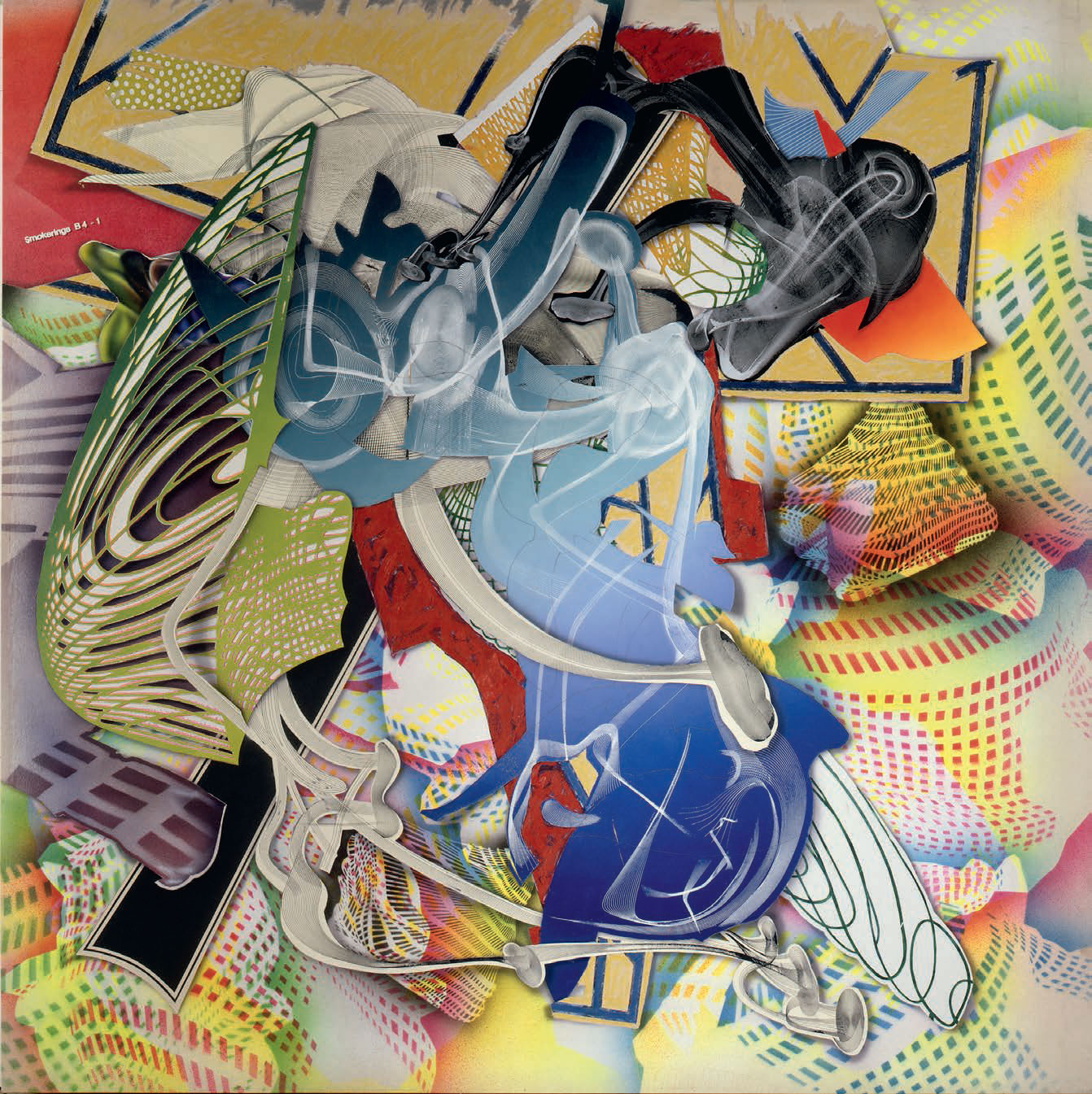 Cantahar (1998) by Frank Stella. From the artist's Imaginary Places series