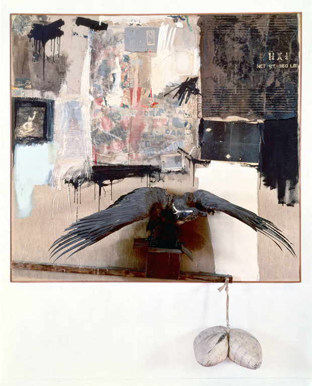 Canyon (1959) by Robert Rauschenberg, one of the artist's famous combines