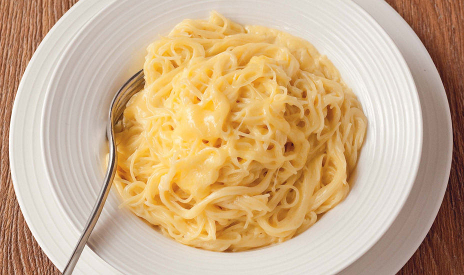 Capellini in cream and cheese sauce food Agenda Phaidon