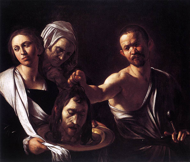 Salome with the Head of John the Baptist (c. 1607) by Caravaggio