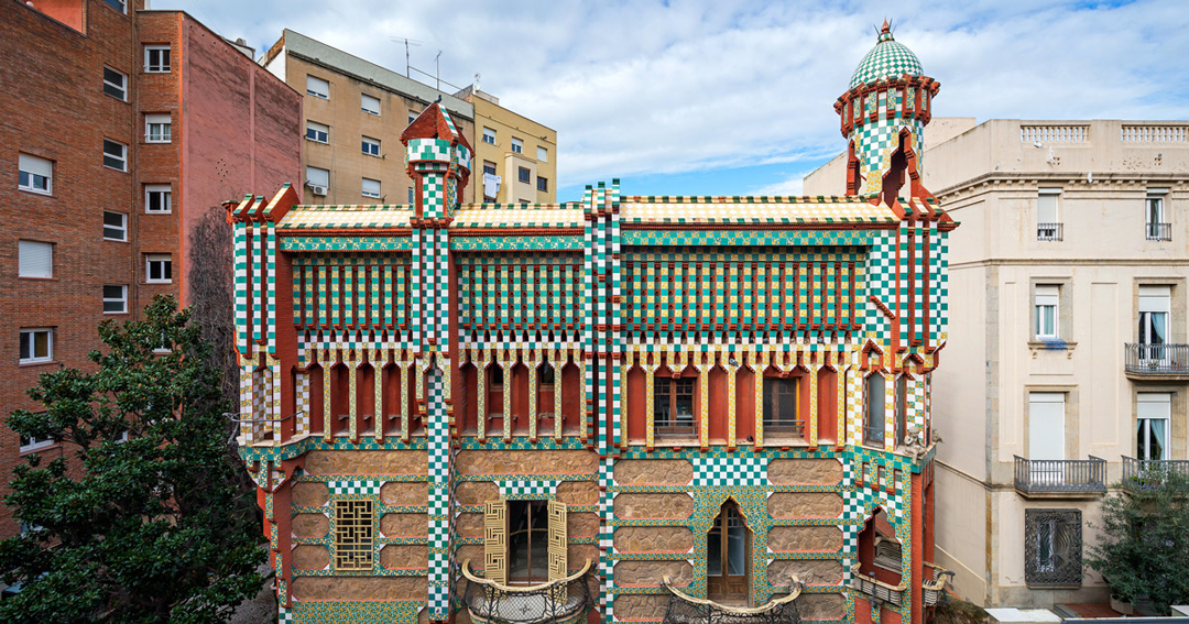 The newly restored and soon to open to the public Casa Vincens, Barcelona