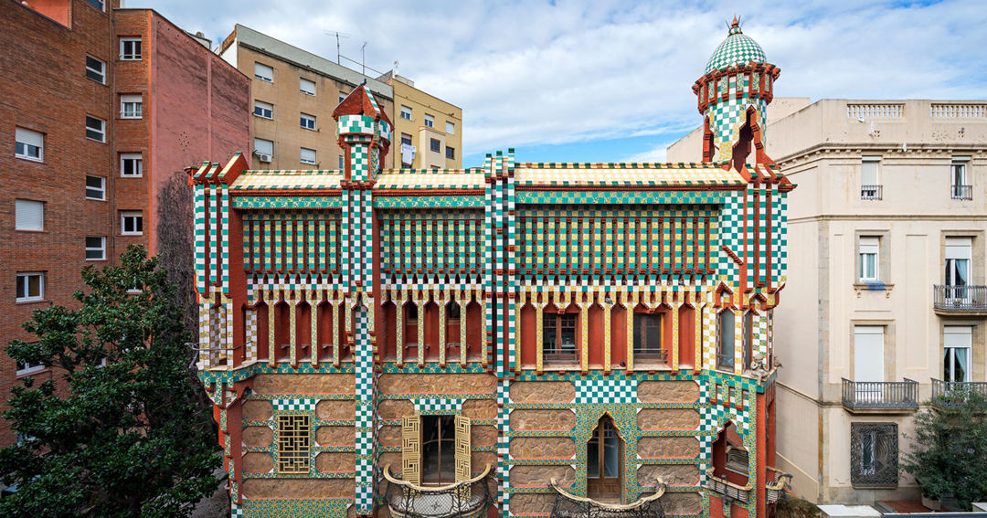 The newly restored and soon to open to the public Casa Vincens, Barcelona
