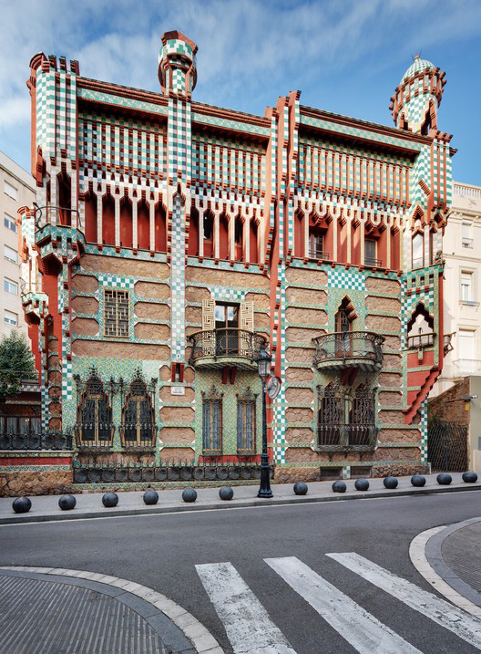 The newly restored and soon to open to the public Casa Vincens, Barcelona