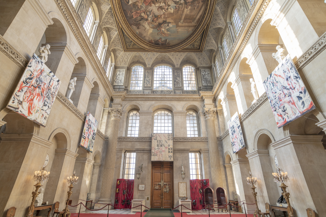 Cecily Brown - Armorial Memorial, 2020 Installation view of ‘Cecily Brown at Blenheim Palace’, Blenheim Palace, 2020. Photograph by Tom Lindboe. Courtesy of Blenheim Art Foundation