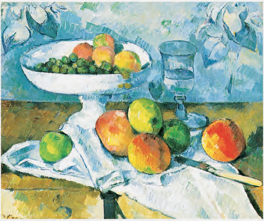 Paul Cézanne, Still-life, c. 1879–82. As reproduced in The Story of Art