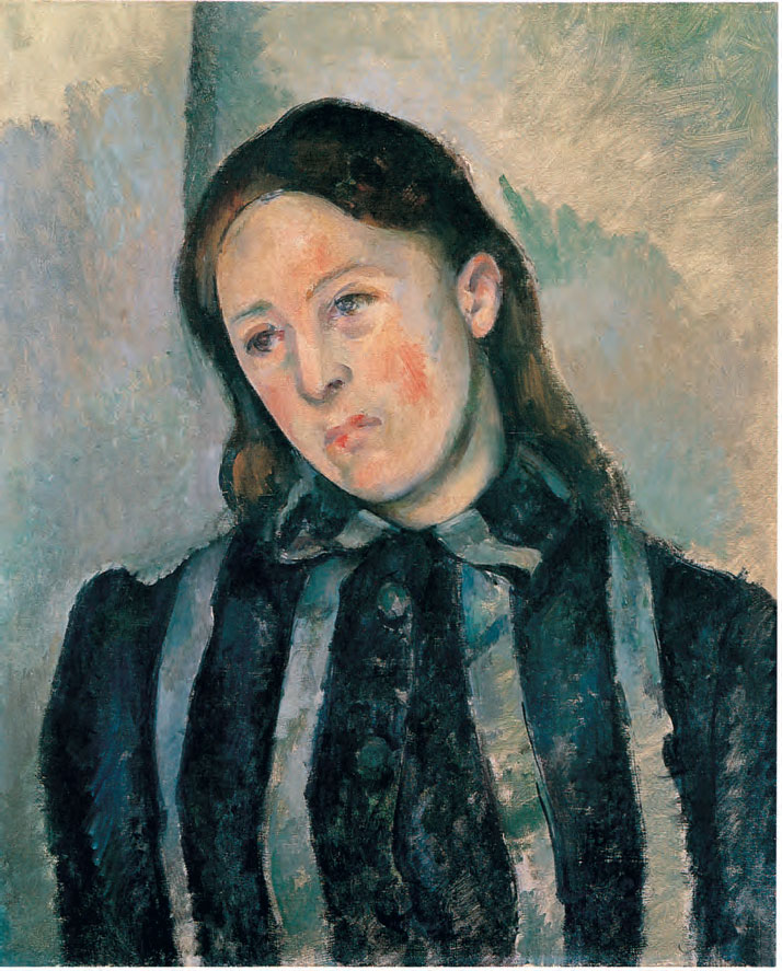 Paul Cézanne Mme Cézanne, 1883–7. As reproduced in The Story of Art