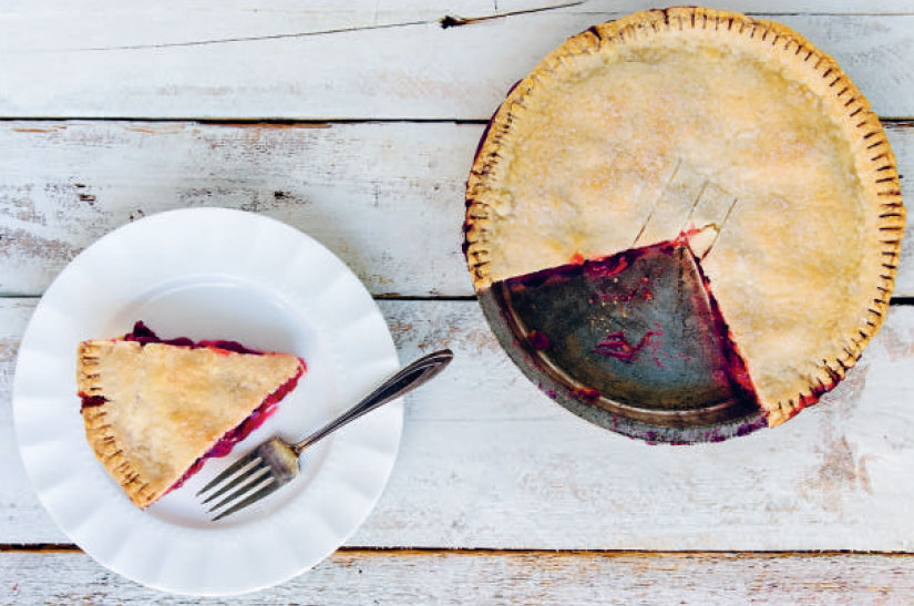 Sour cherry pie, as featured in America the Cookbook