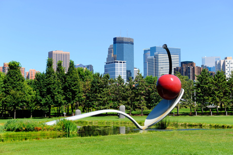 Spoon Bridge and Cherry (1988) by Claes Oldenberg