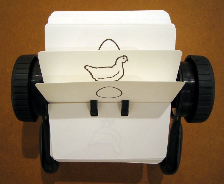 Ceal Floyer - Egg/Chicken, 2005