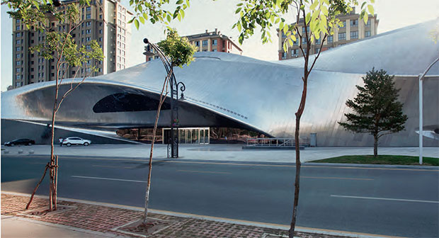The China Wood Sculpture Museum in Harbin, China by MAD Architects, as featured in MAD Works. Photograph by Xia Zhi