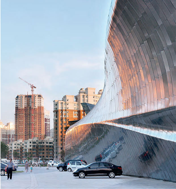 The China Wood Sculpture Museum in Harbin, China by MAD Architects, as featured in MAD Works. Photograph by Xia Zhi