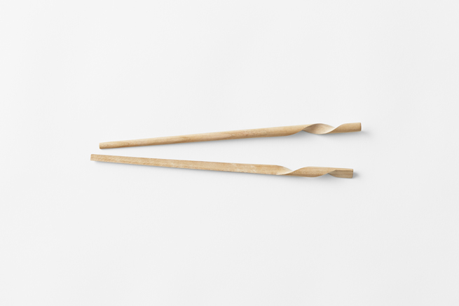 Nendo's chopsticks for Rassen