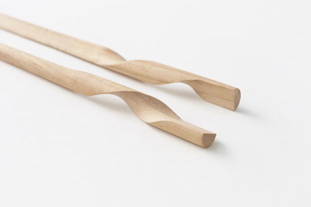 Nendo's chopsticks for Rassen