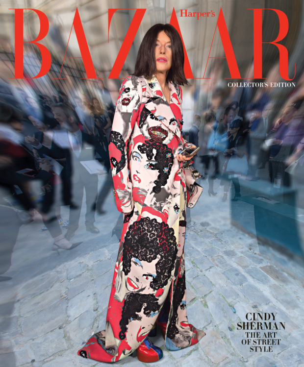 Cindy Sherman dressed in Marc Jacobs for Harper's Bazaar. From Project Twirl for Harper's Bazaar