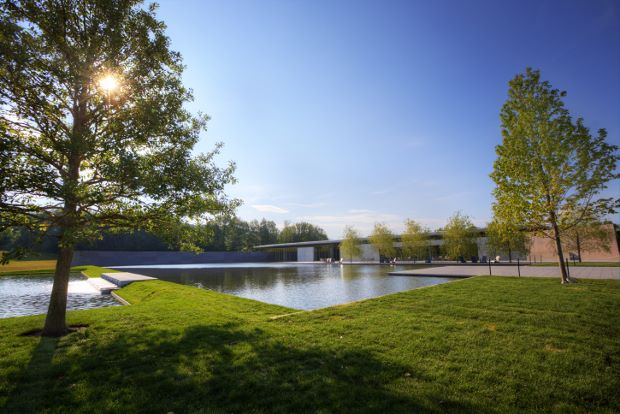 The Clark Visitor Center by Tadao Ando. Photo by Tucker Bair, courtesy of The Clark