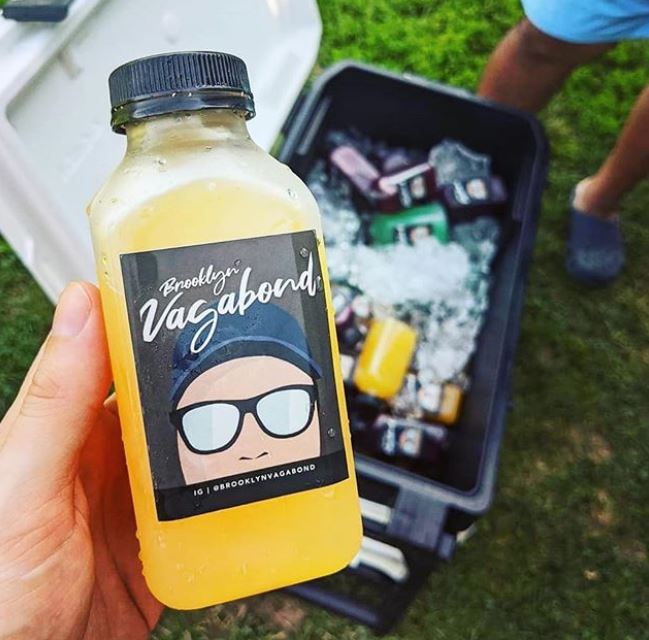 One of the Brooklyn Vagabond's drinks. Image courtesy of his Instagram, @brooklynvagabond
