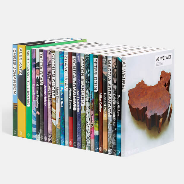 A selection of books from our Contemporary Artist Series