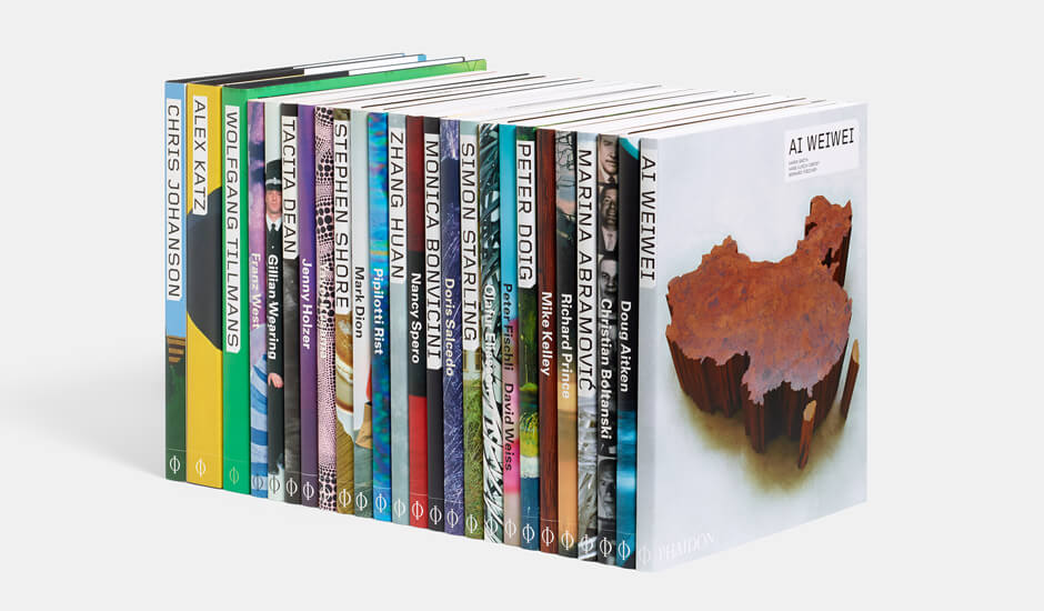 Some titles from Phaidon's Contemporary Artist Series