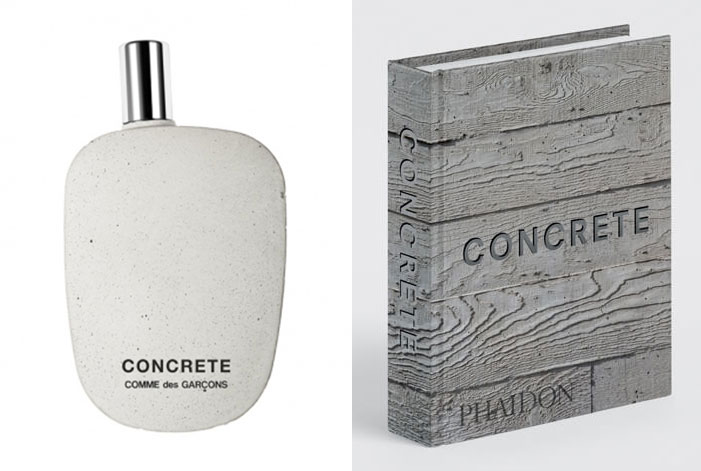Our new mini-format book, Concrete, and Concrete by Commes des Garçons
