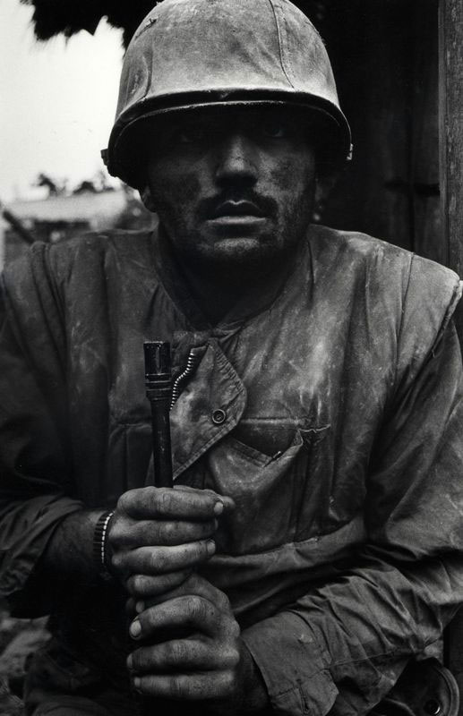 Don McCullin Shell Shocked US Marine, Vietnam, Hue 1968, printed 2013 © Don McCullin