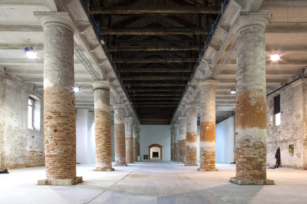 The Corderie in the Arsenale, Venice.