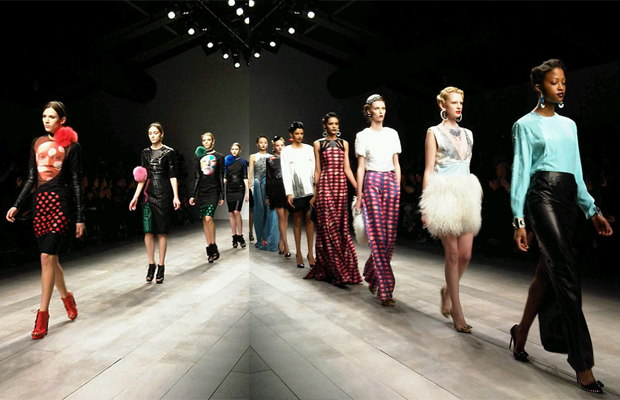 David Koma (l) and Holly Fulton (r), Autumn - Winter ready-to-wear 2011/2012 collections, London Fashion Week