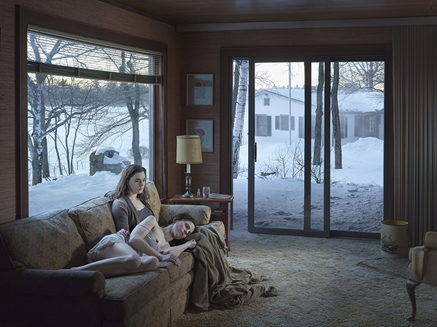 Gregory Crewdson, Mother and Daughter, 2014, Digital Pigment Print, 37 1/2 x 50 inches ©Gregory Crewdson. Courtesy Gagosian Gallery