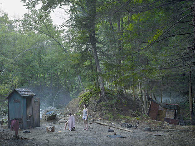 Gregory Crewdson, The Haircut, 2014, Digital Pigment Print, 37 1/2 x 50 inches ©Gregory Crewdson. Courtesy Gagosian Gallery