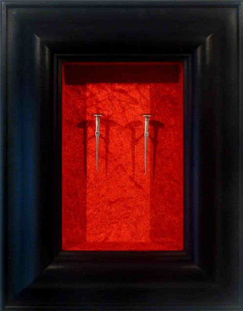 Crucifixion Nails (2003) by Sebastian Horsley