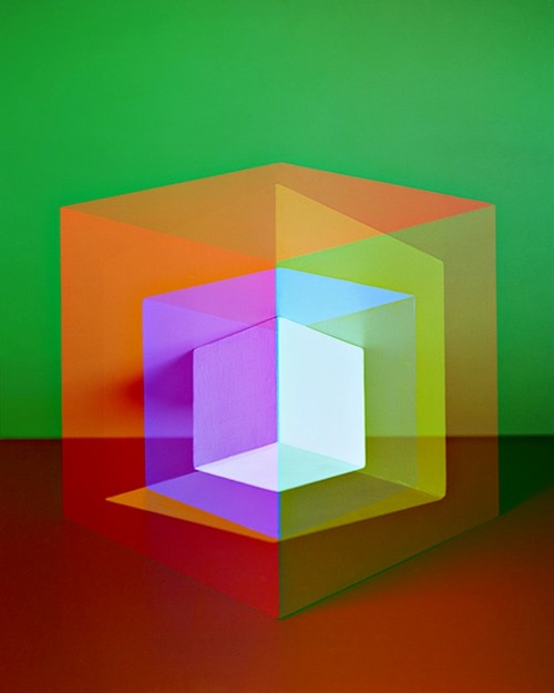 From Jessica Eaton's Cubes for Albers and LeWitt series (2010-2013)