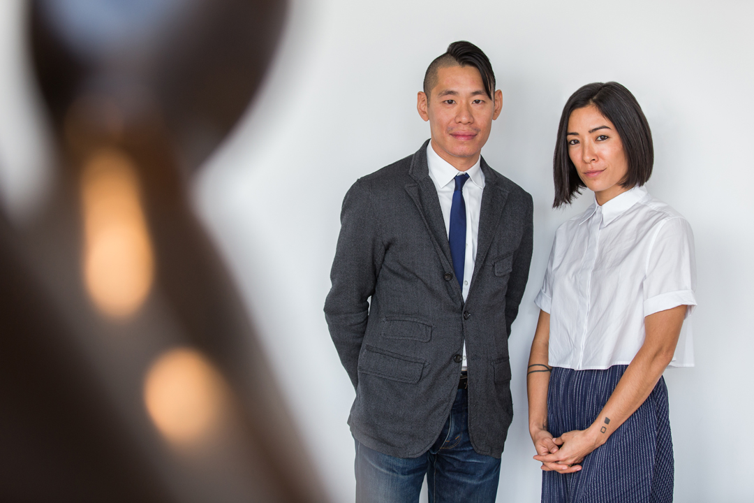 The 2017 Whitney Biennial curators Christopher Y. Lew and Mai Locks. Photography by Scott Rudd © 2016