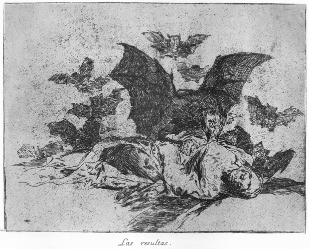 The Consequences, from the Disasters of War series (1810–1820) by Francisco Goya