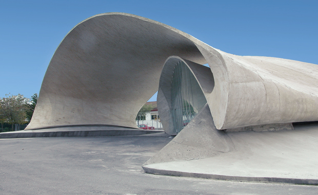Casar de Cáceres Bus Station completed by Justo Garcia Rubio in 2003