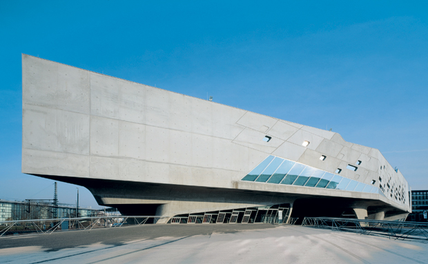 Phaeno Science Centre completed by Zaha Hadid Architects in 2005