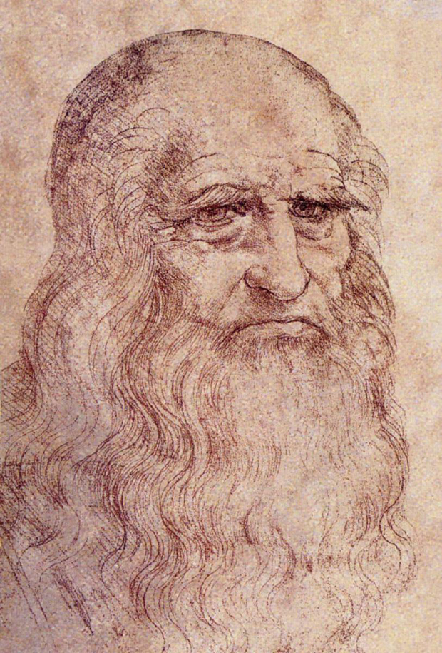 Self portrait (c. 1510) by Leonardo da Vinci