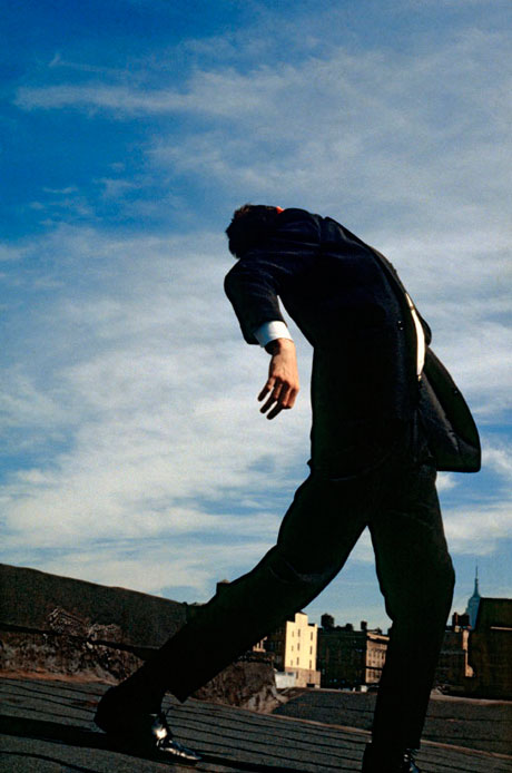 Preparatory photograph for Men in the Cities. ©Robert Longo. Courtesy in camera galerie