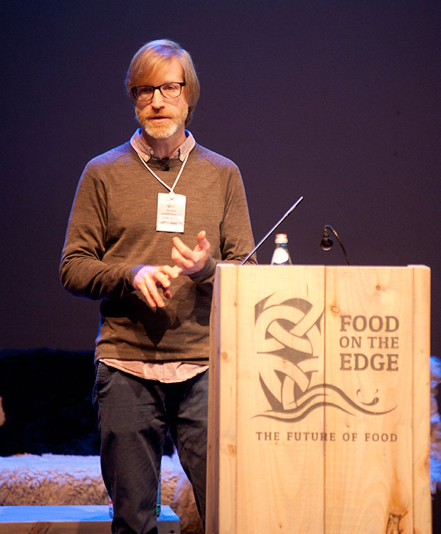 Daniel Burns at Food On The Edge photo Declan Monaghan