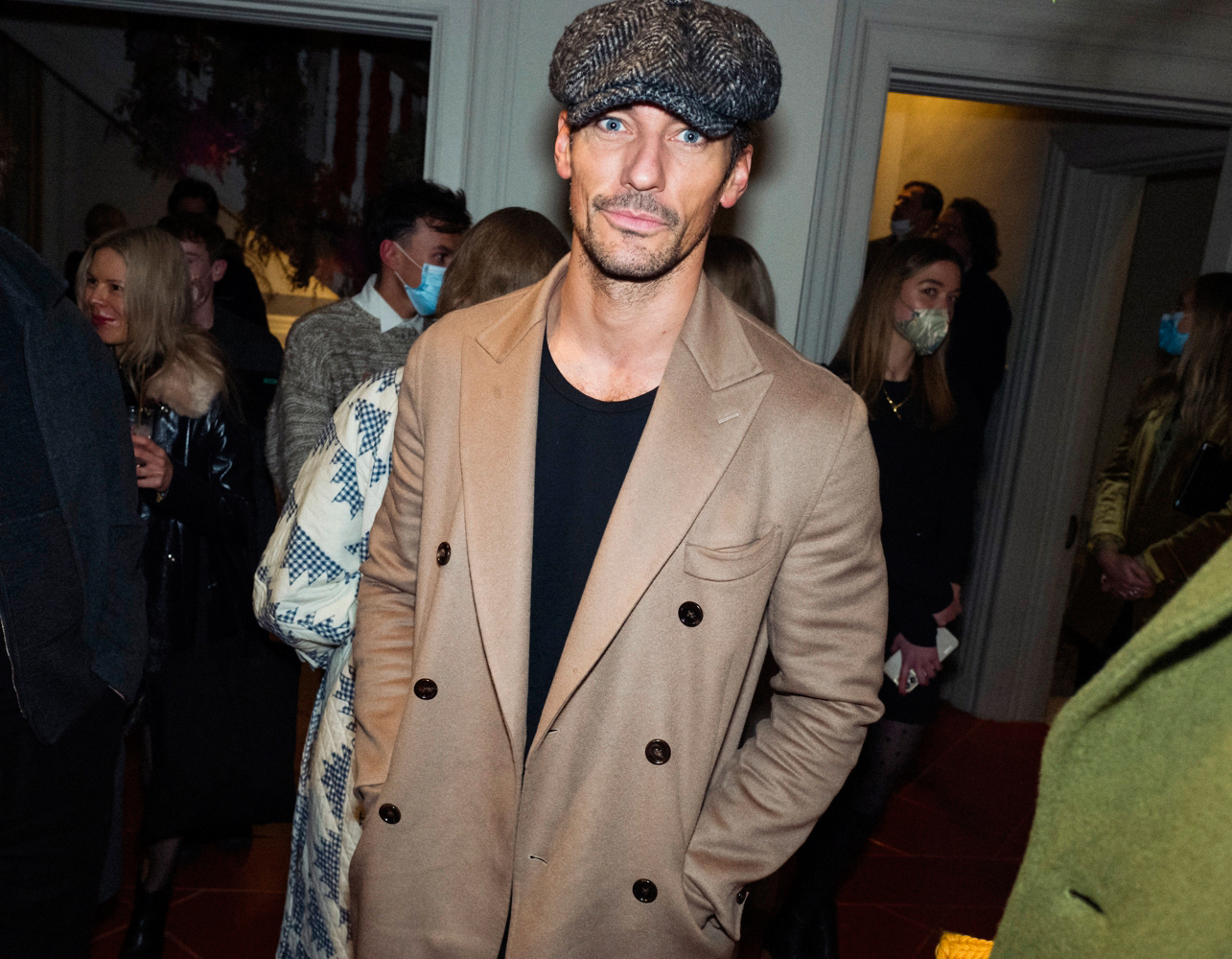 David Gandy at the Annie Leibovitz Wonderland book launch at MATCHESFASHION, 3 Carlos Place, London - photo by James D. Kelly