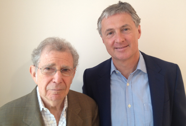Richard Shiff and David Zwirner, London, June 2014 - photo by Mat Smith