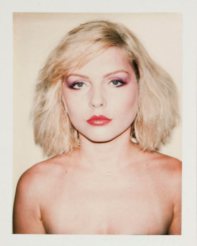 Debbie Harry, 1980, by Andy Warhol. From Andy Warhol Portraits