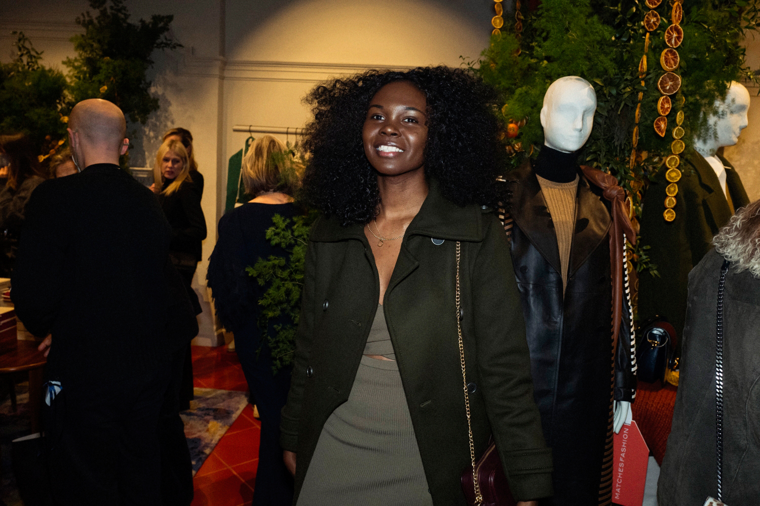 Deborah Ababio at the Annie Leibovitz Wonderland book launch at MATCHESFASHION, 3 Carlos Place, London - photo by James D. Kelly