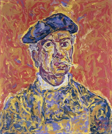 Self portrait (1962) by Beauford Delaney. Image courtesy of Michael Rosenfeld Gallery LLC, New York, NY