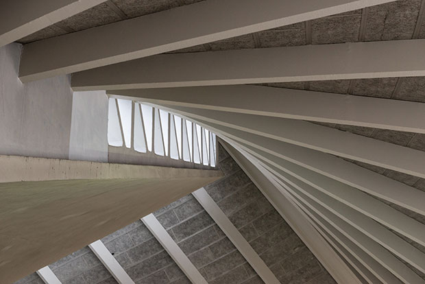 Work gets underway inside the new Design Museum. Photography by French + Tye