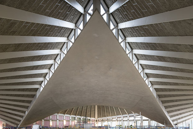 Work gets underway inside the new Design Museum. Photography by French + Tye