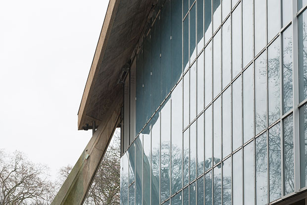 Work gets underway inside the new Design Museum. Photography by French + Tye