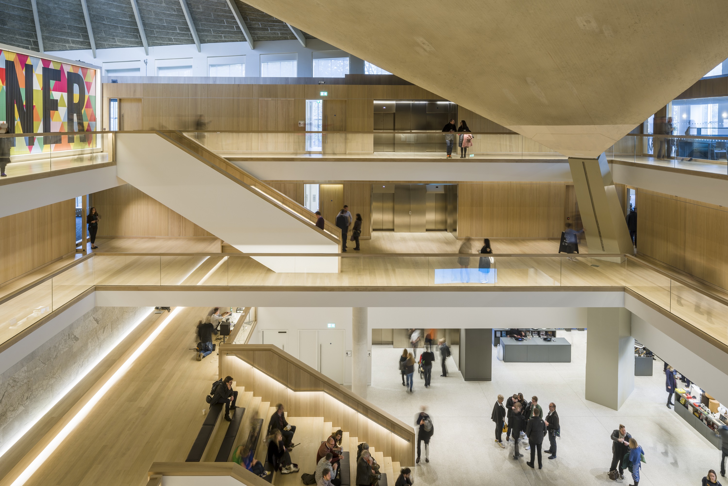 The interior of the Design Museum in London