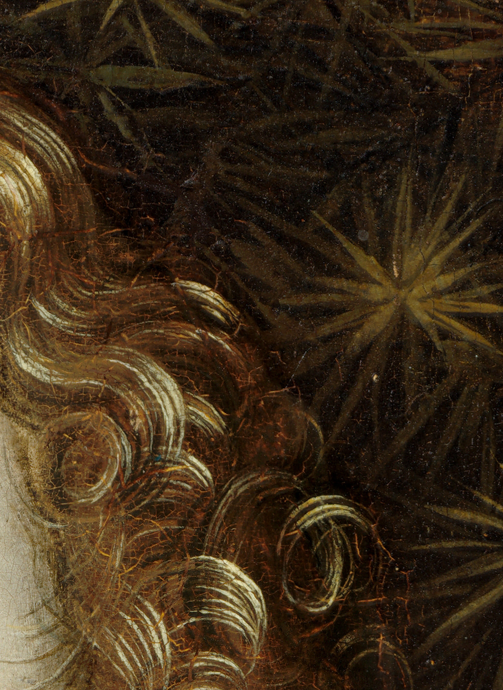 Detail from Ginevra de’ Benci (c. 1475) by Leonardo da Vinci