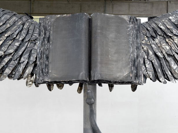 Detail from “Uraeus (2017-18) by Anselm Kiefer, Photograph by Georges Poncet. Courtesy The Gagosian and The Public Art Fund