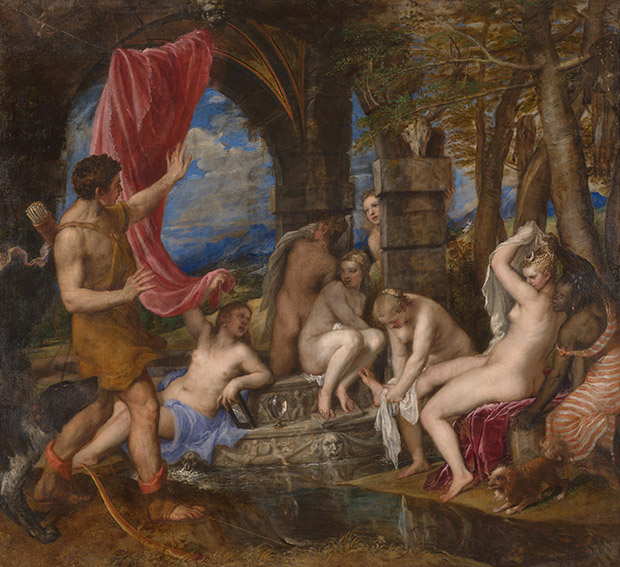 Diana and Actaeon (1556-9) by Titian